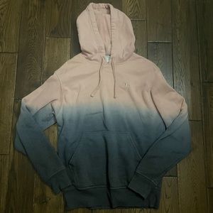 Pink faded into blue sweatshirt